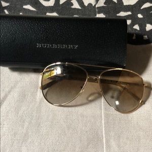 Authentic Burberry Sunglasses with Case